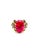 Bochic "Orient" Vintage Natural African Ruby & Diamond Ring Set In 18K Yellow Gold African Natural Gem cut Ruby - 7 Carat...