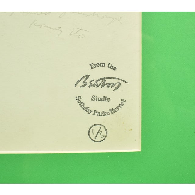 Mid 20th Century Lady Maud Carnegie Cecil Beaton Photograph From the Beaton Studio Sotheby Parke Bernet For Sale - Image 4 of 8