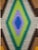 Vintage Navajo Rug, Eye Dazzler Pattern, Wool & Cotton, Native American Wall Art, 2x3 For Sale - Image 12 of 15