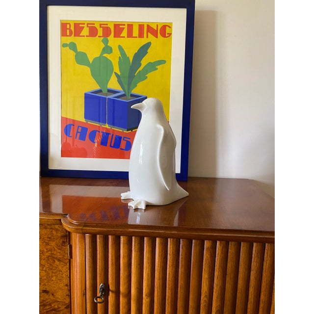 Ceramic penguin sculpture Italy 1980 33H x 24 x 17 cm Conditions: perfect conditions