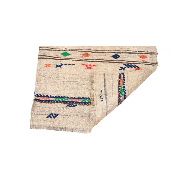 Vintage Decorative Small Kilim Rug - 2`0″ X 4`3″ Ft. For Sale In Los Angeles - Image 6 of 6