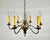 Hollywood Regency Brass Palm Chandelier from S. A. Boulanger, Belgium, 1970s For Sale - Image 9 of 9