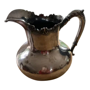19th Century Reed and Barton Silver Plated Water Pitcher