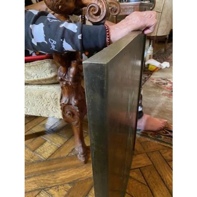 Modernist Wall Plaque in the Style of Philip and Kelvin LaVerne For Sale - Image 11 of 12