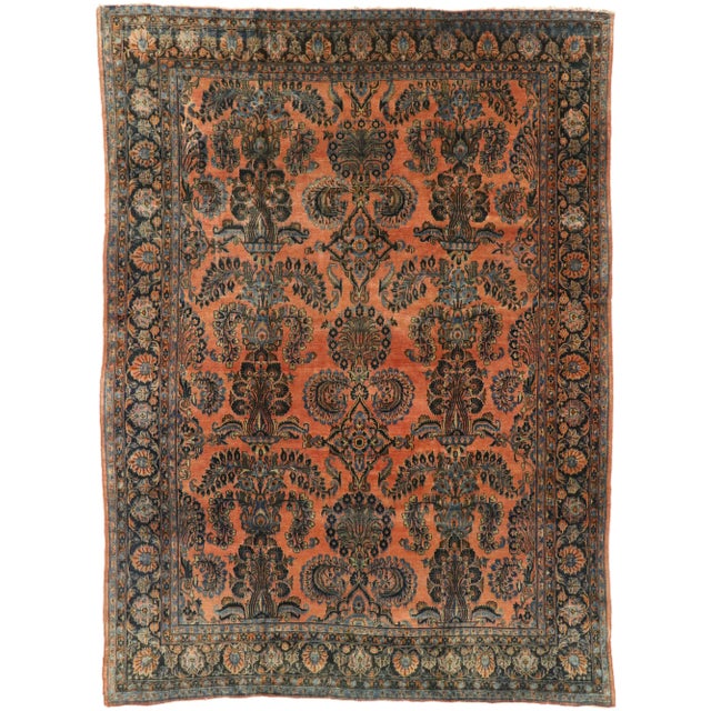 Early 20th Century Rustic Antique Persian Kashan Rug, 08'05 X 11'05 For Sale - Image 11 of 11