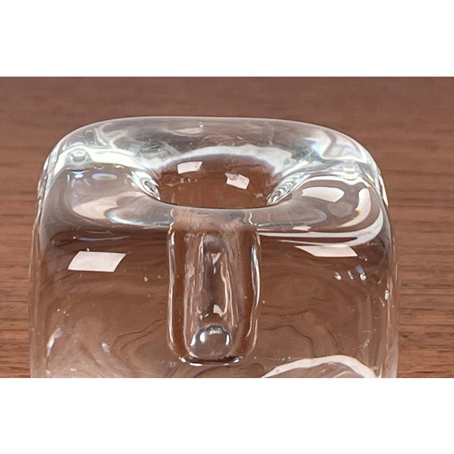 Vintage Swedish Glass Cube Candleholder from Kosta Boda, 1970s, in Very Good conditions. Designed 1970 to 1979 This piece...