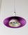Postmodern Purple Metal Pendant Lamp, 1980s For Sale - Image 10 of 10
