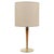 Mid-Century Mod. A/1 Table Lamp in Brass, Wood & Fabric from Sciolari, Italy, 1960s For Sale - Image 15 of 15