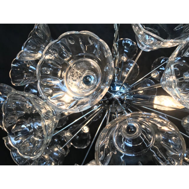 Sputnik Crystal Ceiling Lamp in Chrome For Sale - Image 14 of 18