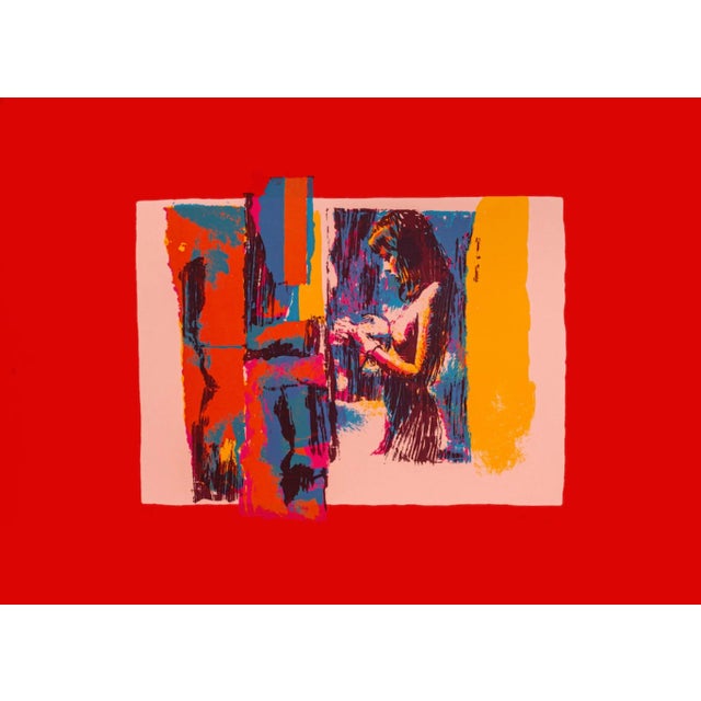 Nicola Simbari - Woman - Original Screen Print - 1976 For Sale