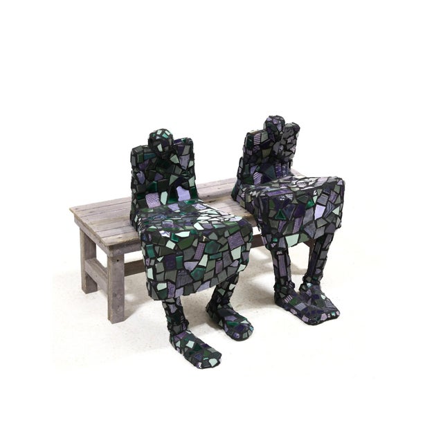 Late 20th Century Leslie Hawk (American, B. 1953), Willy & Wanda For Sale - Image 4 of 8