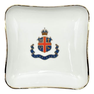 Vintage Claridge's Hotel Mayfair London Ashtray Catchall Dish For Sale