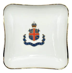 Vintage Claridge's Hotel Mayfair London Ashtray Catchall Dish