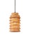 BOBO Matthew Izzo Home Small Stacked Oak Wood Pendant Light For Sale - Image 4 of 4
