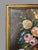 Early 20th Century Antique Gold Framed Bouquet of Flowers in Urn Still Life Oil Painting on Canvas For Sale - Image 5 of 7
