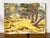 Yellow Mid 20th Century "Edge of the Woods" Landscape Oil Painting by R. Gwynn For Sale - Image 8 of 10