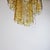 Venini Murano Venini Amber and Clear Tronchi Chandelier For Sale - Image 4 of 7