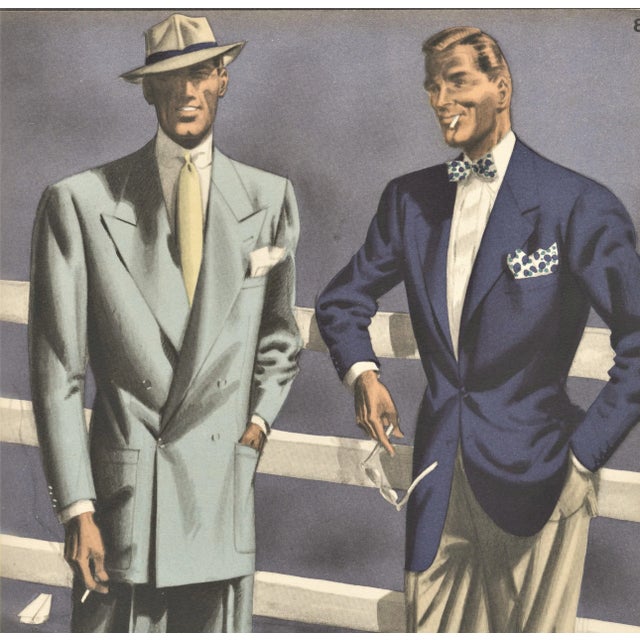 Perfect home or office décor for the man who dresses in style…classic and timeless! Purchased it in Paris. This plate...