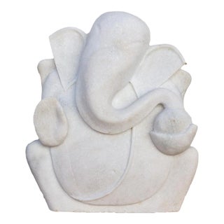 Tall Handcarved Modern Marble Ganesha For Sale
