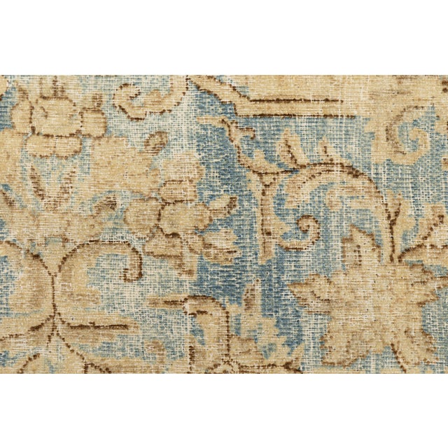 Mid-20th Century Antique Kerman Wool Rug For Sale - Image 10 of 16