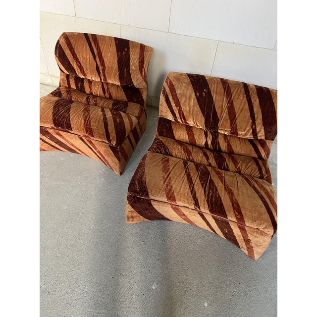 Vintage Lounge Chair by Giovanni Offredi, 1970s For Sale - Image 3 of 9