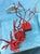 1970s Set of 4, Vintage Faux Coral Candle Holder Decor Bundle in Red and Silver For Sale - Image 5 of 11