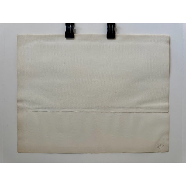Henry Emil Salloch Original Watercolor on Paper Bagni Di Lucca, Fiume Lima. Italy. 1970. For Sale In Atlanta - Image 6 of 7