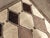Beige Vintage Vintage Handmade Persian Gabbeh Rug Featuring an Undyed Wool Field With a Geometric Diamond Lattice Pattern. 4'x 7'8" For Sale - Image 8 of 15