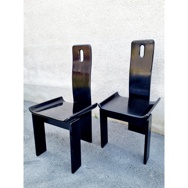 Modern Diago Chairs by Edoardo Landi for Nikol, 1970s, Set of 2 For Sale - Image 3 of 12