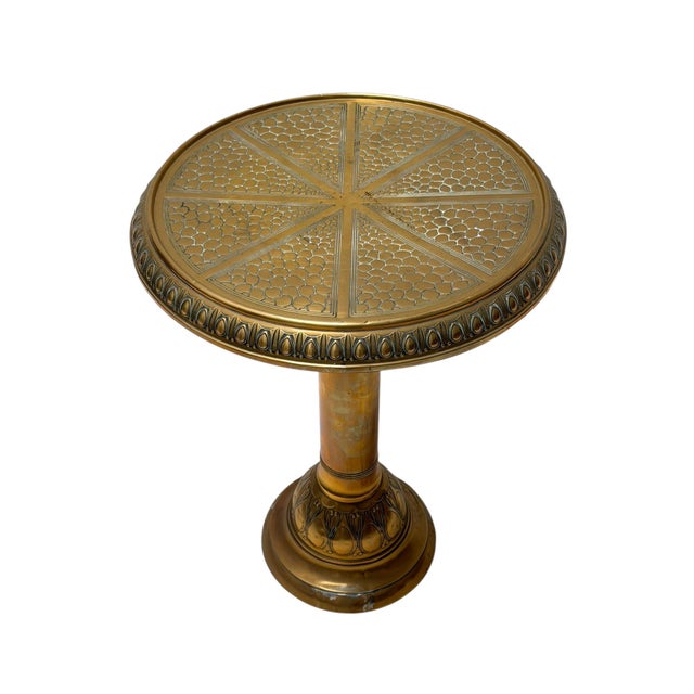 Stunning and elegant Art Deco Amsterdamse School side table or smokers table. Striking Dutch design from the 1920s. Nicely...