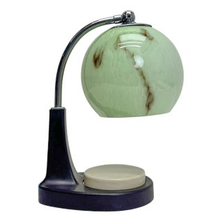 Bauhaus Bakelite Table Lamp by Marianne Brandt for GMF, 1920s For Sale
