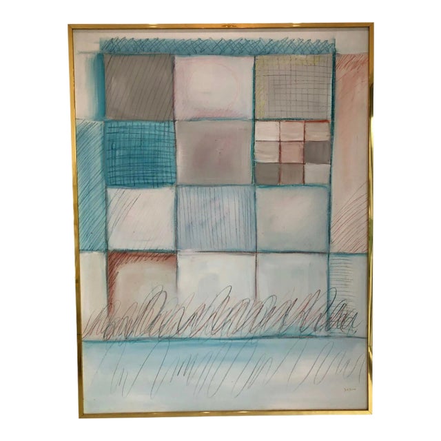Vintage Large Postmodern Abstract For Sale