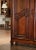18th Century French Louis XV Carved Walnut Armoire Lyonnaise With Floral Motifs For Sale - Image 9 of 12