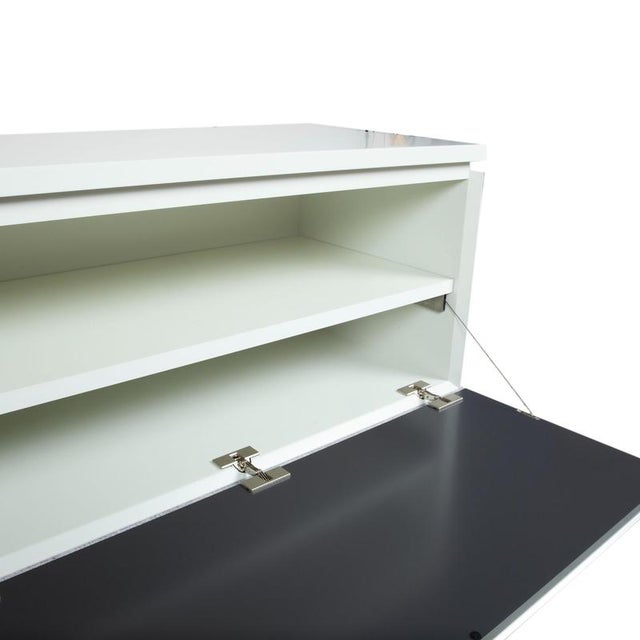 White White Anthracite Wooden Cube Wall-Mounted Sideboard from Interlübke For Sale - Image 8 of 16