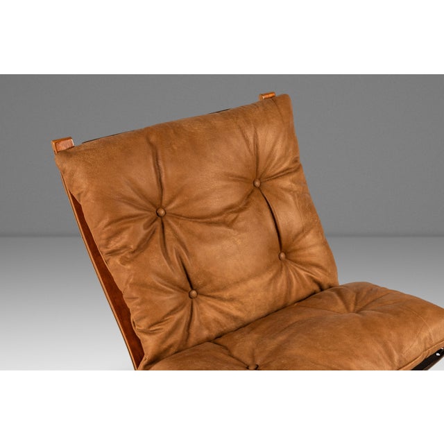 Scandinavian Mid-Century Modern "Siesta" Chair in New Leather Upholstery Attributed to Igmar Relling for Westnofa, Norway, C. 1970's For Sale - Image 14 of 18