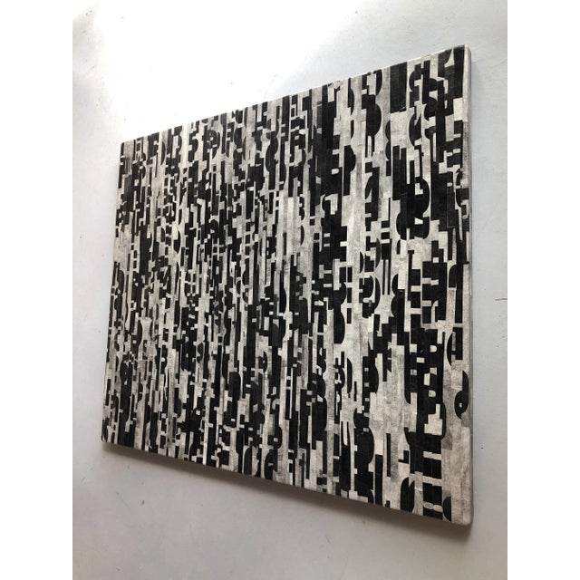 Paper Cecil Touchon, Collage on Panel Titled: “PDP713”, 2017 For Sale - Image 7 of 8