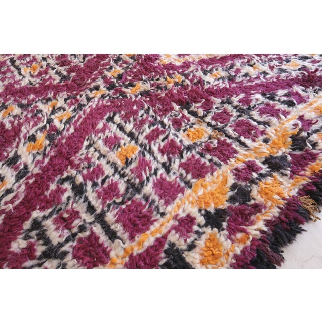 1980's Moroccan Collector Rug - 11.2 X 6.5 Ft For Sale In Cleveland - Image 6 of 9