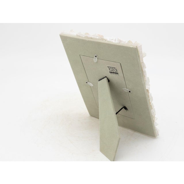 White Selenite 4x6 Photoframe by Tozai Home, 2015 For Sale - Image 8 of 8