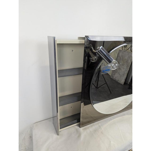 1970s Bathroom Mirror with Storage, 1970s For Sale - Image 5 of 8