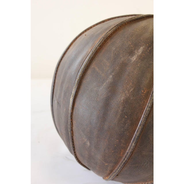 Antique Leather Sport Ball Chairish