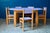 Vintage Octagonal Children's Table & Chairs in Beech and Lilac Formica, 1970s, Set of 6 For Sale - Image 10 of 18