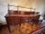1950s 1950s Superb Quality Federal Style Large Mahogany Baker Server 78 Long Brass Gallery. For Sale - Image 5 of 6