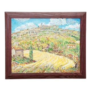 Alexander Michael Oil Painting – Prata in Tuscany, 1998 For Sale