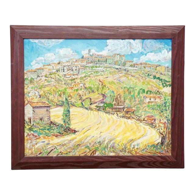 Alexander Michael Oil Painting – Prata in Tuscany, 1998 For Sale
