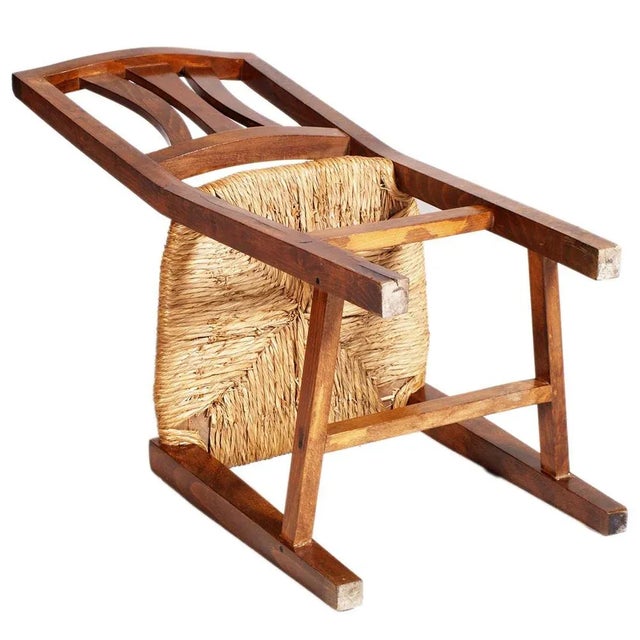 Antique Asolo Chair in Walnut For Sale - Image 6 of 7