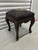1900 - 1909 Late 19th Early / 20th Century Mahogany Stool With Ornately Carved Cabriole Legs, and Apron Consistent With Victorian or French Provincial Styling. For Sale - Image 5 of 7