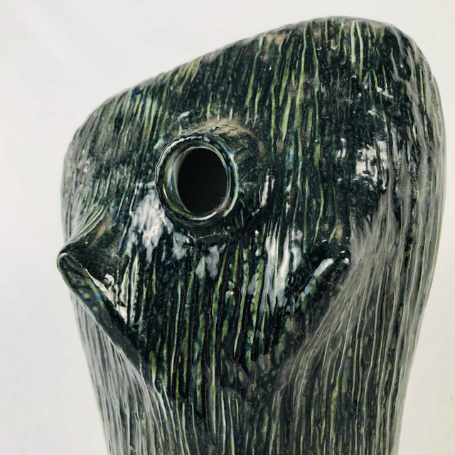 1960s Mid Century Girolamo Luxardo Italian Wine Double Position Bottle W Thai Goddess For Sale - Image 5 of 9