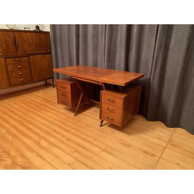 Mid-Century Desk, Italy, 1960s For Sale - Image 16 of 17