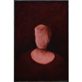 Ancestor's Portrait (Right Panel), Contemporary Acrylic Painting by Stephen Remick, Framed For Sale