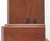 Late 20th Century Traditional Walnut Glass Front Double Door Bookcase Cabinet For Sale - Image 12 of 16